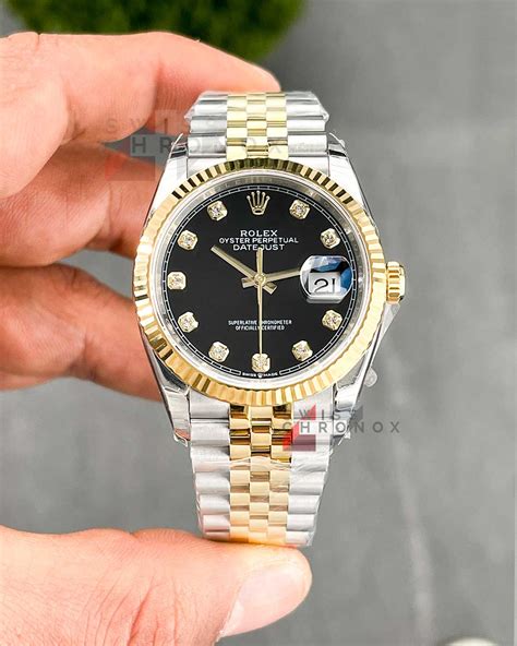 rolex datejust 36 two tone diamond bezel rolex engraved|rolex datejust diamond dial 36mm.